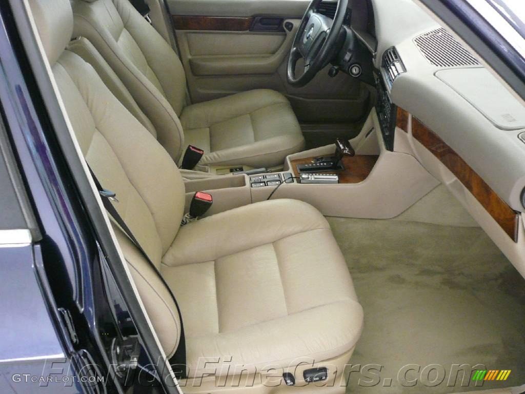 1995 5 Series 525i Sedan - Orient Blue Metallic / Beige photo #13