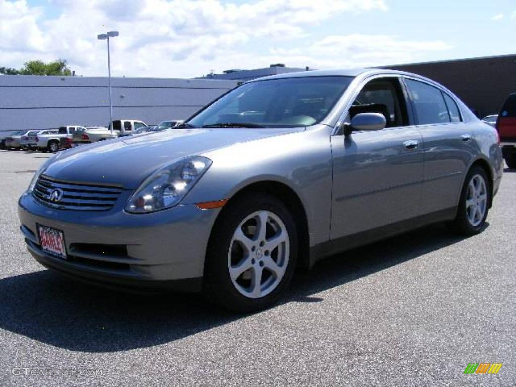 2004 G 35 x Sedan - Diamond Graphite Gray Metallic / Graphite photo #1