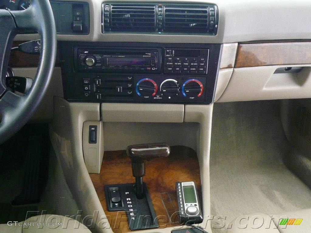 1995 5 Series 525i Sedan - Orient Blue Metallic / Beige photo #18