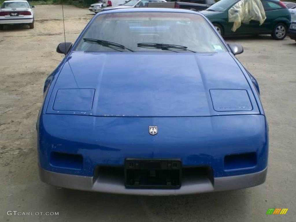 1987 Fiero GT - Bright Blue / Gray photo #1