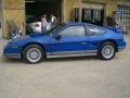 1987 Bright Blue Pontiac Fiero GT  photo #3