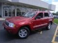 2005 Inferno Red Crystal Pearl Jeep Grand Cherokee Limited 4x4  photo #1