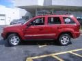 2005 Inferno Red Crystal Pearl Jeep Grand Cherokee Limited 4x4  photo #2