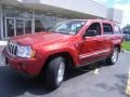 2005 Inferno Red Crystal Pearl Jeep Grand Cherokee Limited 4x4  photo #9