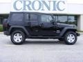 2009 Black Jeep Wrangler Unlimited X 4x4  photo #1