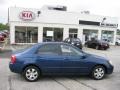 2005 Imperial Blue Kia Spectra EX Sedan  photo #2