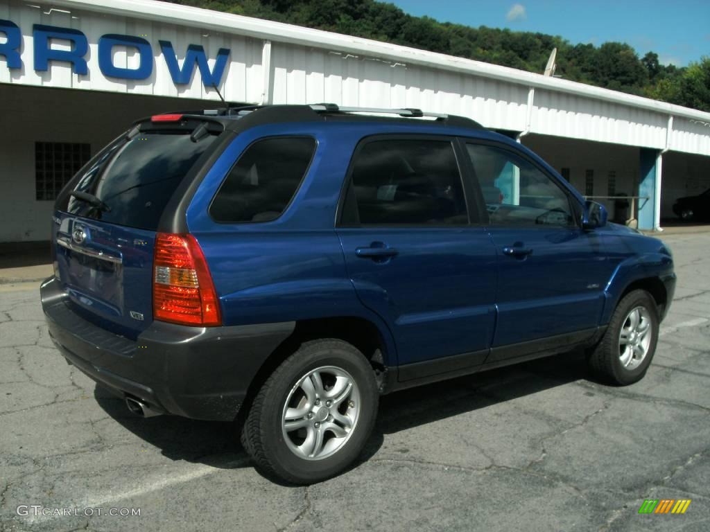 2007 Sportage EX V6 4WD - Smart Blue / Black photo #2