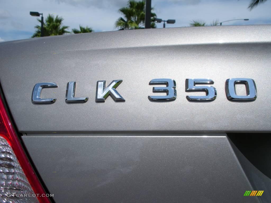 2006 CLK 350 Cabriolet - Pewter Metallic / Black photo #14