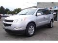 2010 Silver Ice Metallic Chevrolet Traverse LT  photo #1