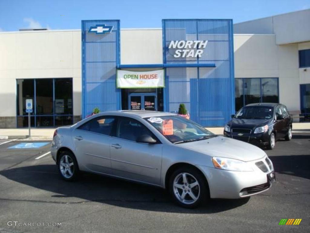 2006 G6 V6 Sedan - Liquid Silver Metallic / Ebony photo #1