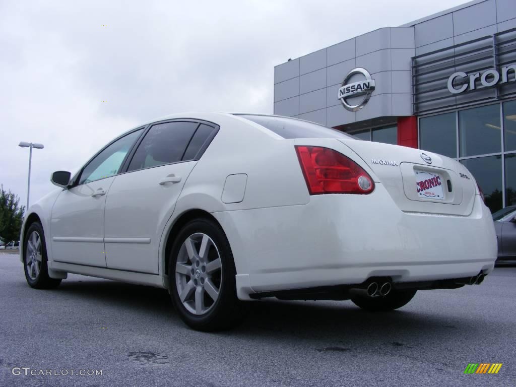 2006 Maxima 3.5 SL - Winter Frost Pearl / Frost photo #7