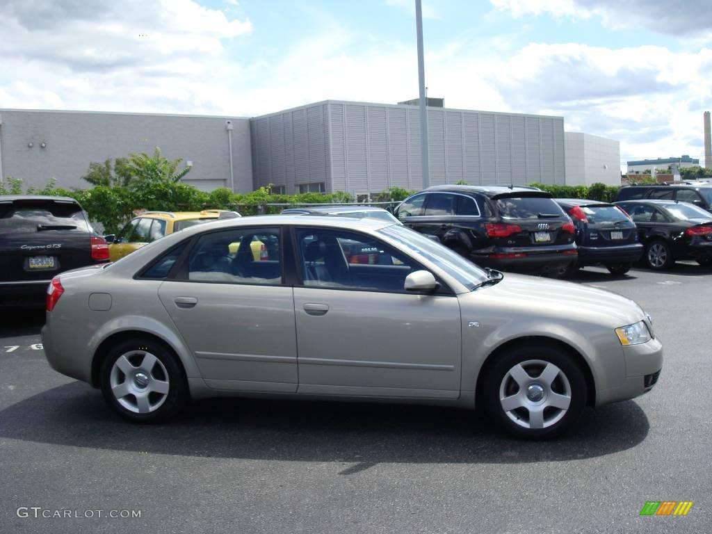 2004 A4 1.8T quattro Sedan - Champagne Metallic / Ebony photo #6