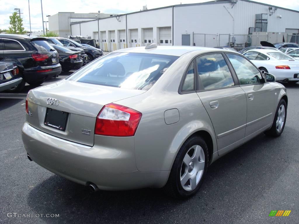 2004 A4 1.8T quattro Sedan - Champagne Metallic / Ebony photo #7