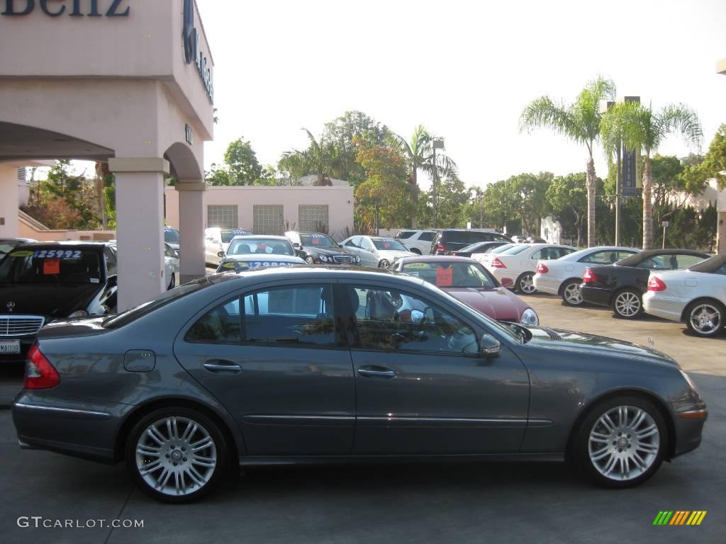 2008 E 350 Sedan - Flint Grey Metallic / Black photo #2