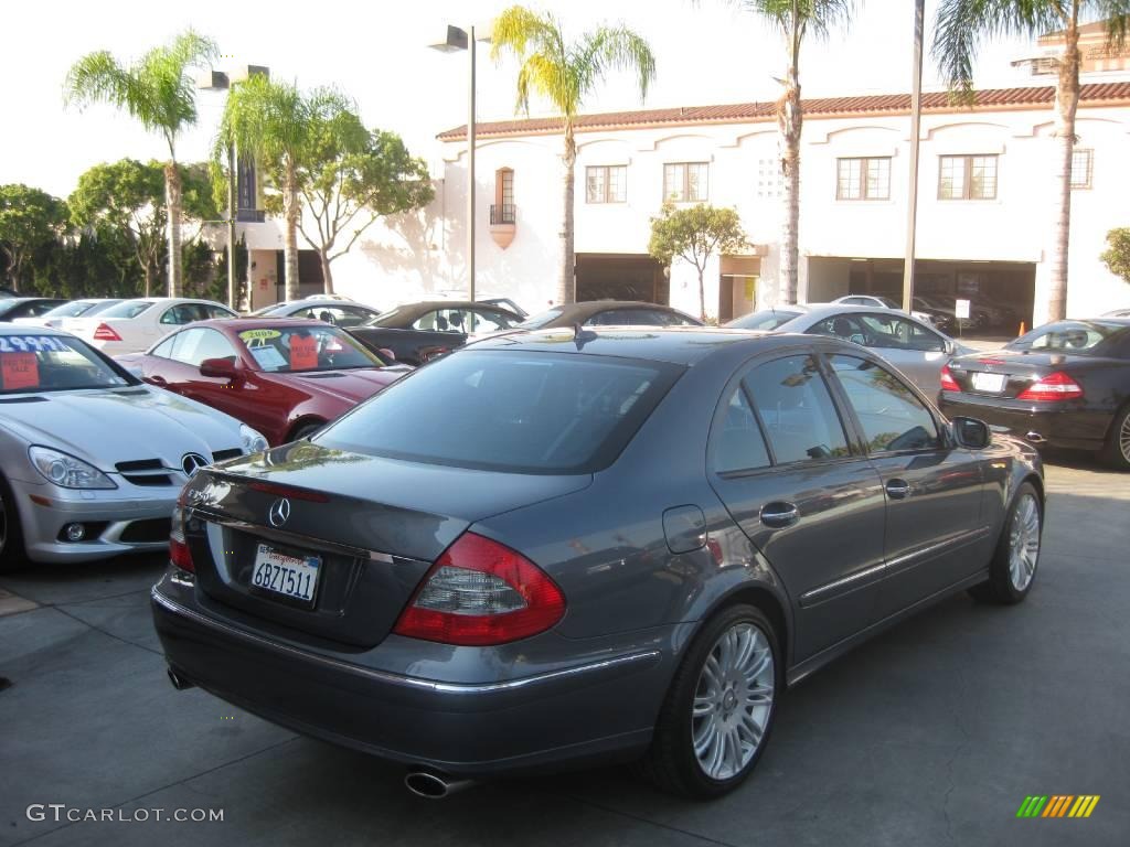 2008 E 350 Sedan - Flint Grey Metallic / Black photo #3