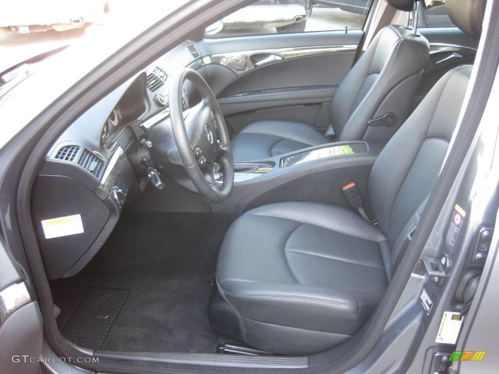 2008 E 350 Sedan - Flint Grey Metallic / Black photo #14