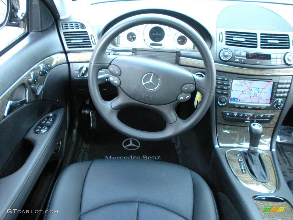 2008 E 350 Sedan - Black / Black photo #18