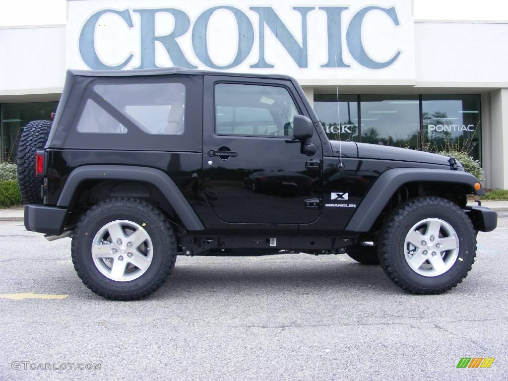 2009 Wrangler X 4x4 - Black / Dark Slate Gray/Medium Slate Gray photo #1