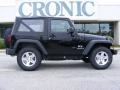 2009 Black Jeep Wrangler X 4x4  photo #1