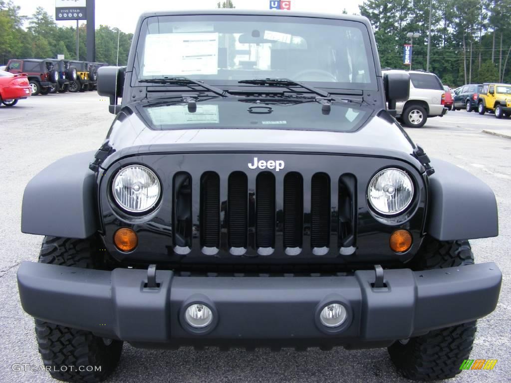 2009 Wrangler X 4x4 - Black / Dark Slate Gray/Medium Slate Gray photo #3