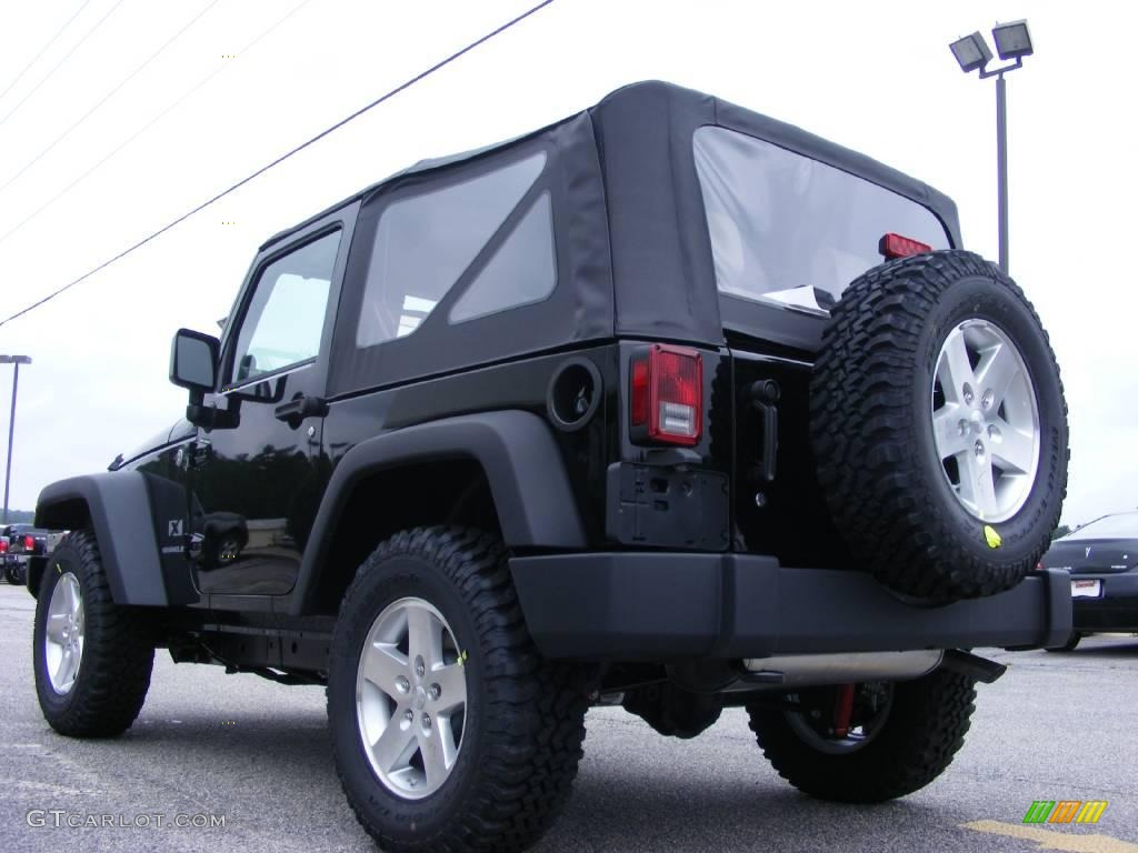 2009 Wrangler X 4x4 - Black / Dark Slate Gray/Medium Slate Gray photo #6