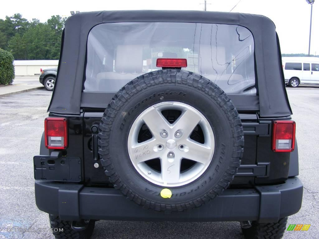2009 Wrangler X 4x4 - Black / Dark Slate Gray/Medium Slate Gray photo #7