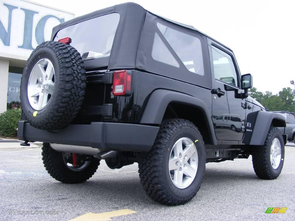 2009 Wrangler X 4x4 - Black / Dark Slate Gray/Medium Slate Gray photo #8