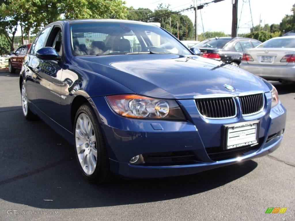 2006 3 Series 325xi Sedan - Mystic Blue Metallic / Black photo #3