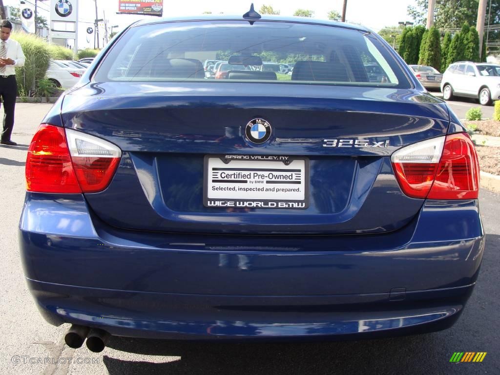 2006 3 Series 325xi Sedan - Mystic Blue Metallic / Black photo #5