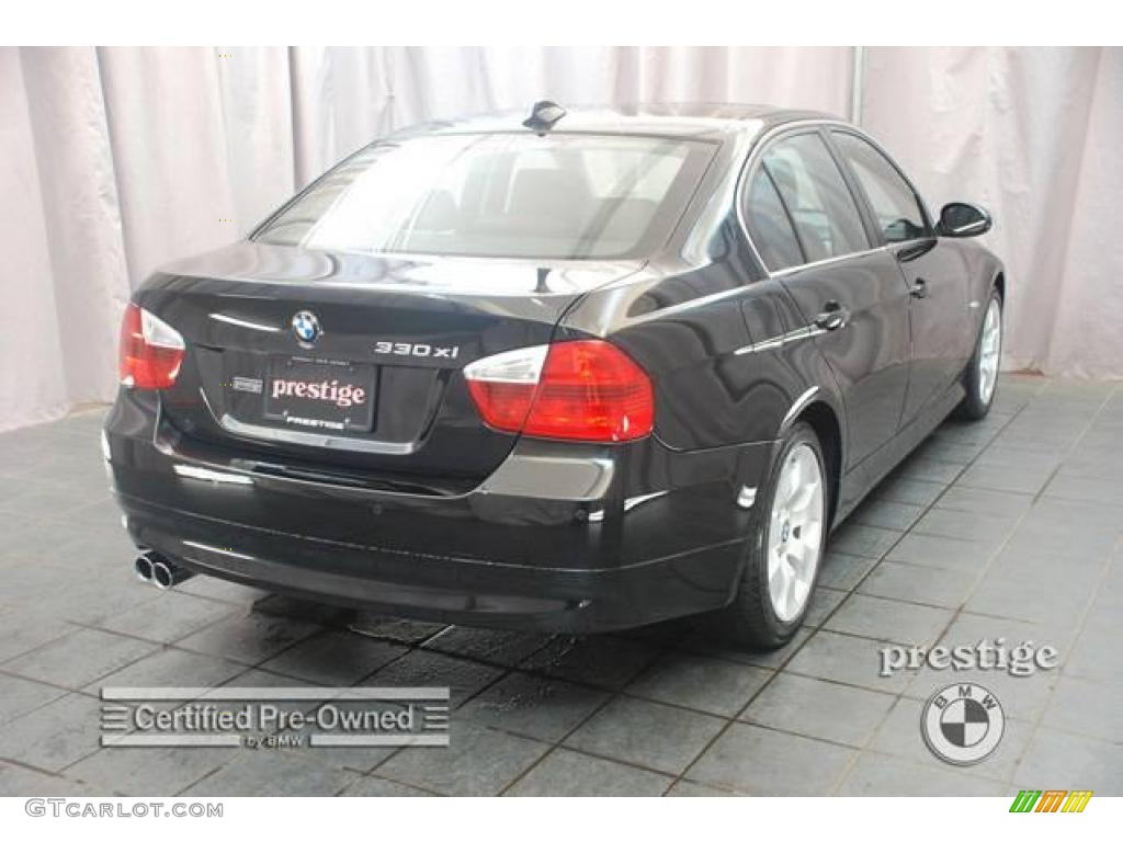 2006 3 Series 330xi Sedan - Jet Black / Black photo #4
