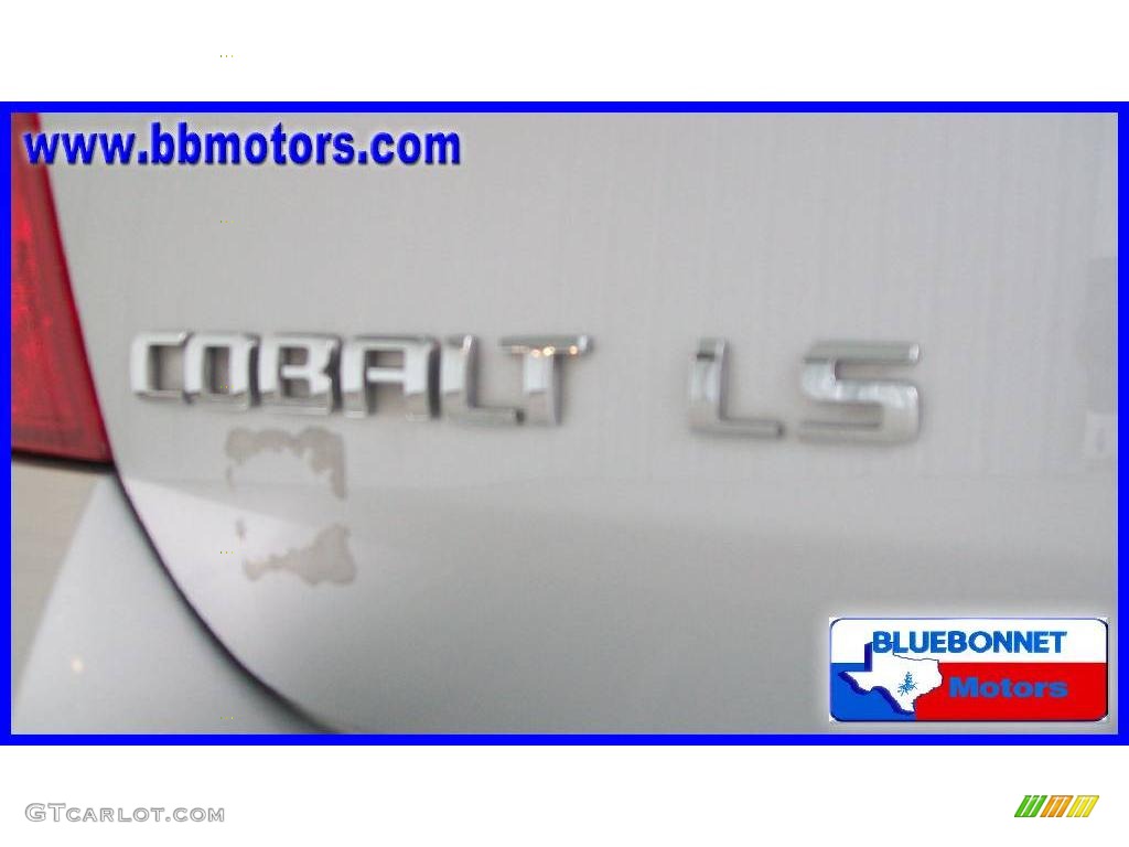 2007 Cobalt LS Sedan - Ultra Silver Metallic / Gray photo #9