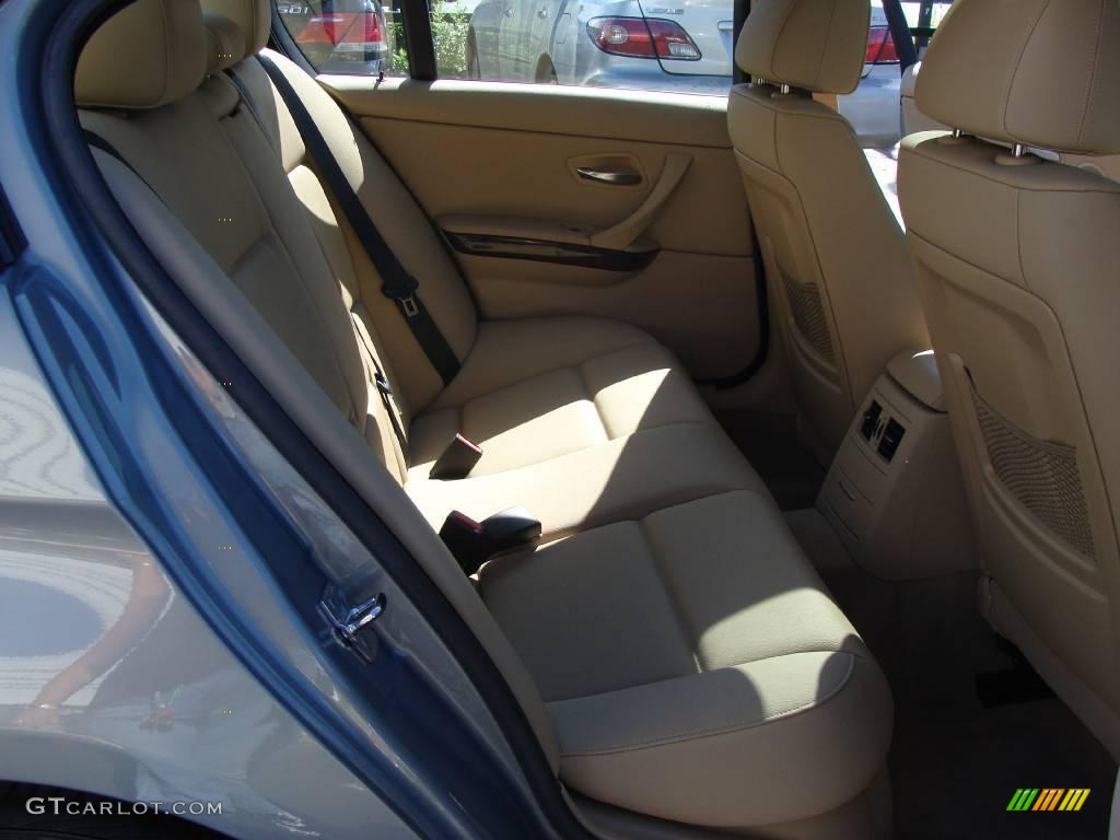 2007 3 Series 328xi Sedan - Arctic Metallic / Beige photo #9