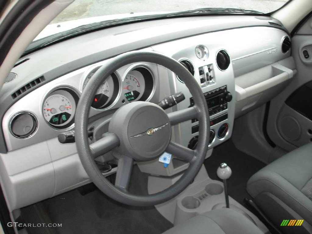 2008 PT Cruiser LX - Cool Vanilla White / Pastel Slate Gray photo #9