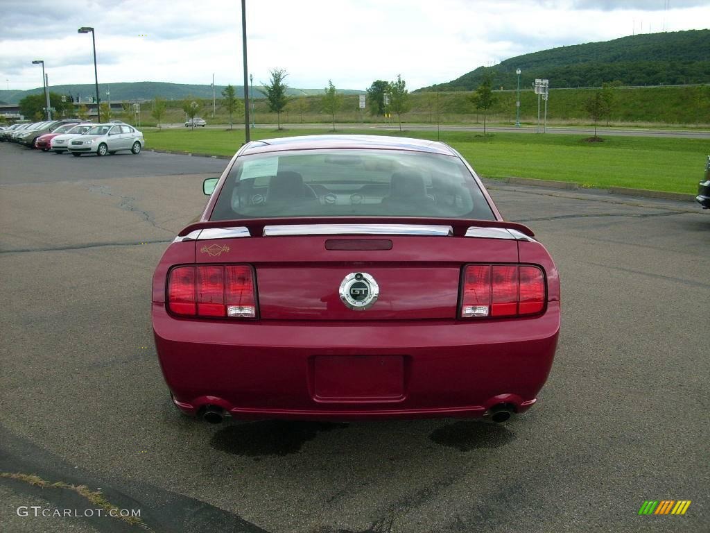 2007 Mustang GT Premium Coupe - Redfire Metallic / Light Graphite photo #13