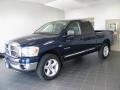 2008 Patriot Blue Pearl Dodge Ram 1500 Big Horn Edition Quad Cab 4x4  photo #3