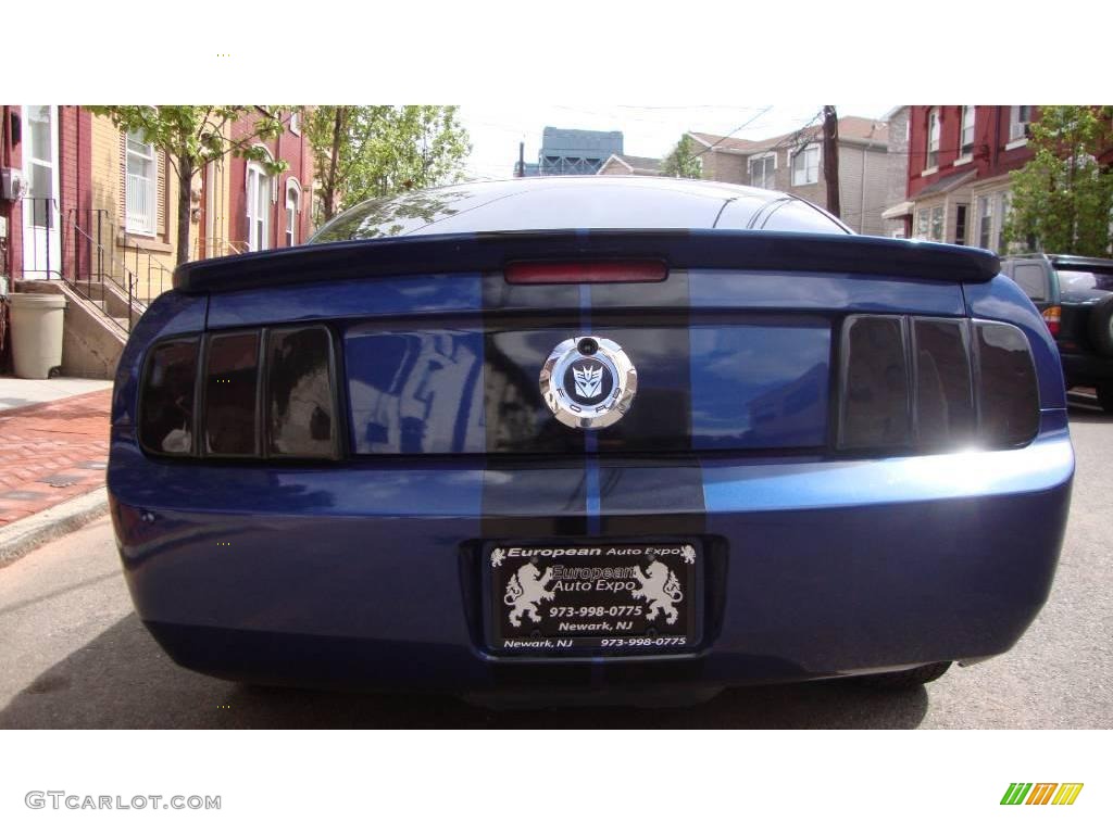 2008 Mustang V6 Premium Coupe - Vista Blue Metallic / Medium Parchment photo #5
