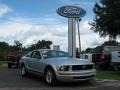 2008 Brilliant Silver Metallic Ford Mustang V6 Deluxe Coupe  photo #1