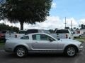 2008 Brilliant Silver Metallic Ford Mustang V6 Deluxe Coupe  photo #2