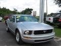 2008 Brilliant Silver Metallic Ford Mustang V6 Deluxe Coupe  photo #9