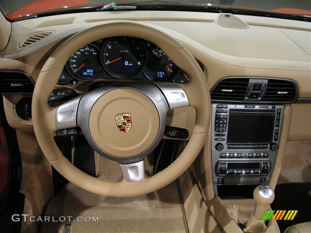 2007 911 Carrera Cabriolet - Guards Red / Sand Beige photo #7