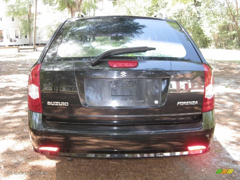 2007 Forenza Wagon - Fantasy Black Metallic / Grey photo #13