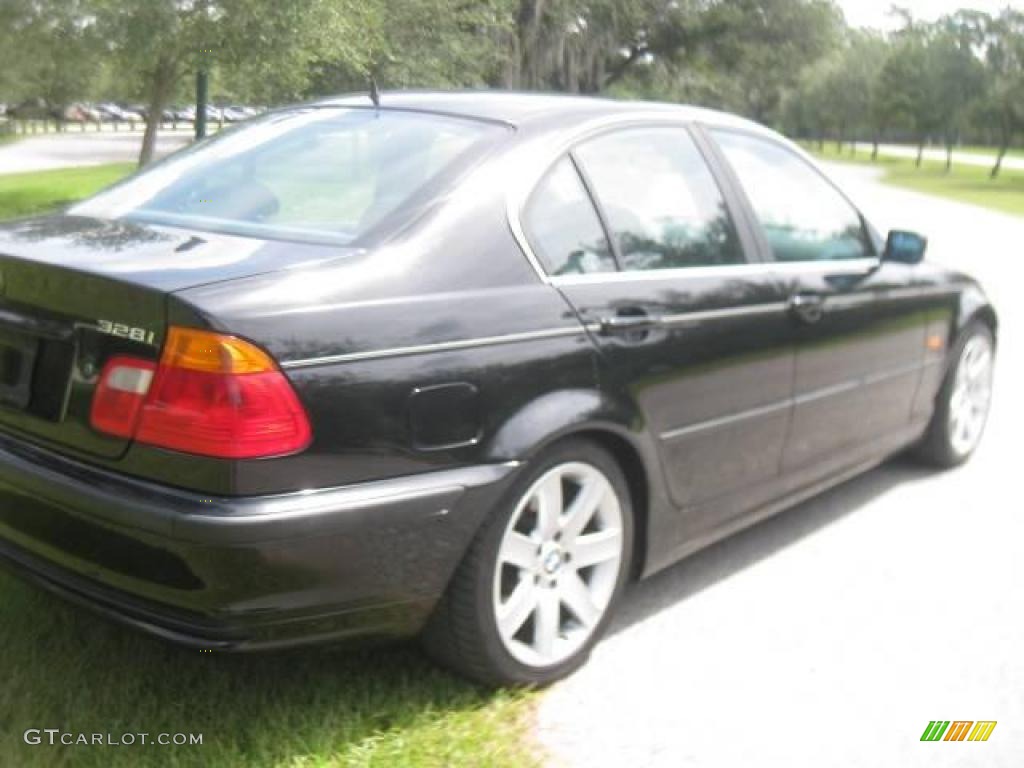 2000 3 Series 328i Sedan - Jet Black / Black photo #10