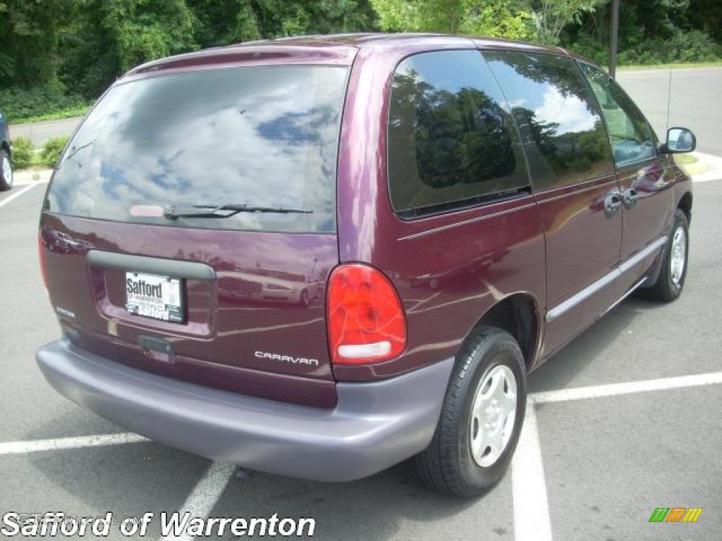 1998 Caravan  - Deep Cranberry Pearl / Mist Gray photo #3