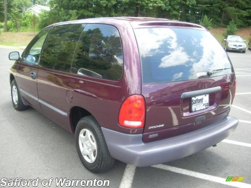 1998 Caravan  - Deep Cranberry Pearl / Mist Gray photo #4