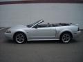 2001 Silver Metallic Ford Mustang GT Convertible  photo #2