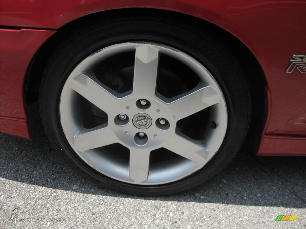 2003 Sentra SE-R - Aztec Red / Black photo #15