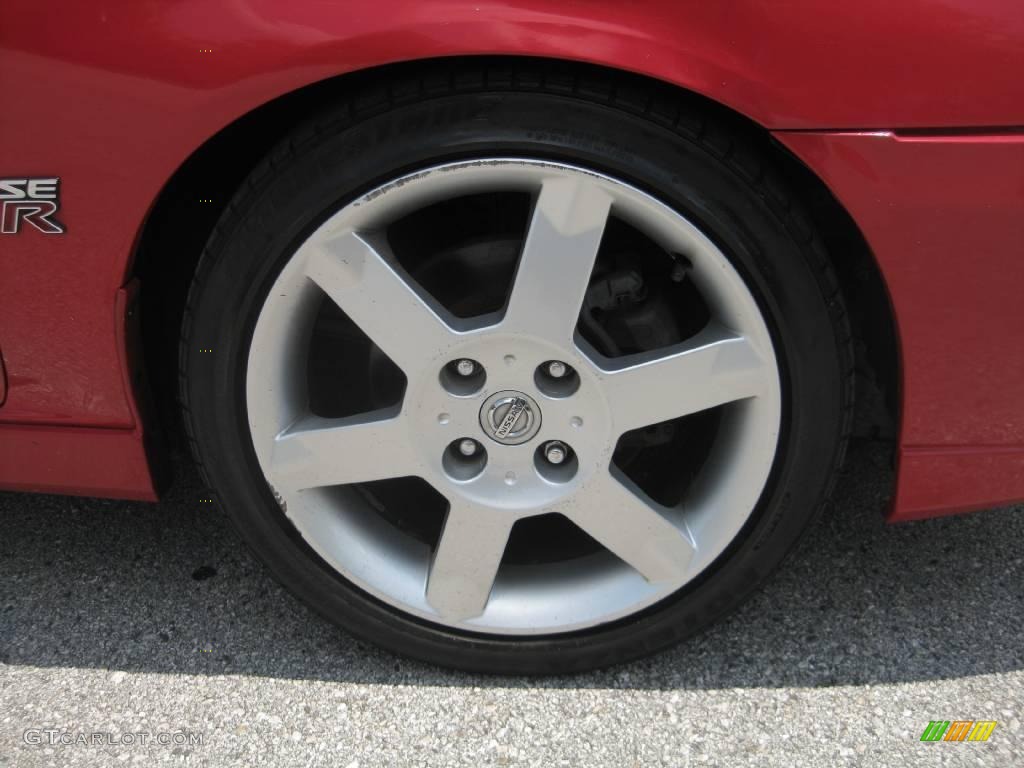 2003 Sentra SE-R - Aztec Red / Black photo #16