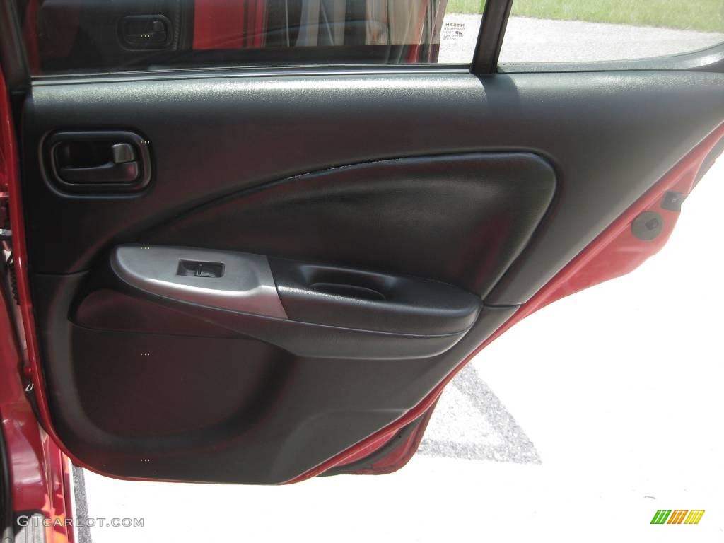 2003 Sentra SE-R - Aztec Red / Black photo #24