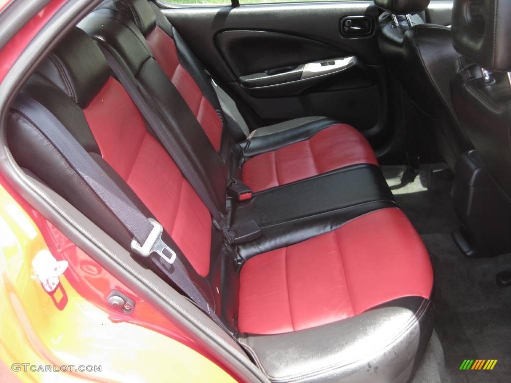 2003 Sentra SE-R - Aztec Red / Black photo #28