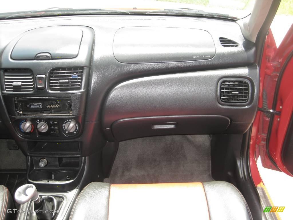 2003 Sentra SE-R - Aztec Red / Black photo #31